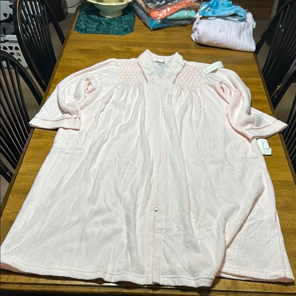 Light Pink Button-Up Dress